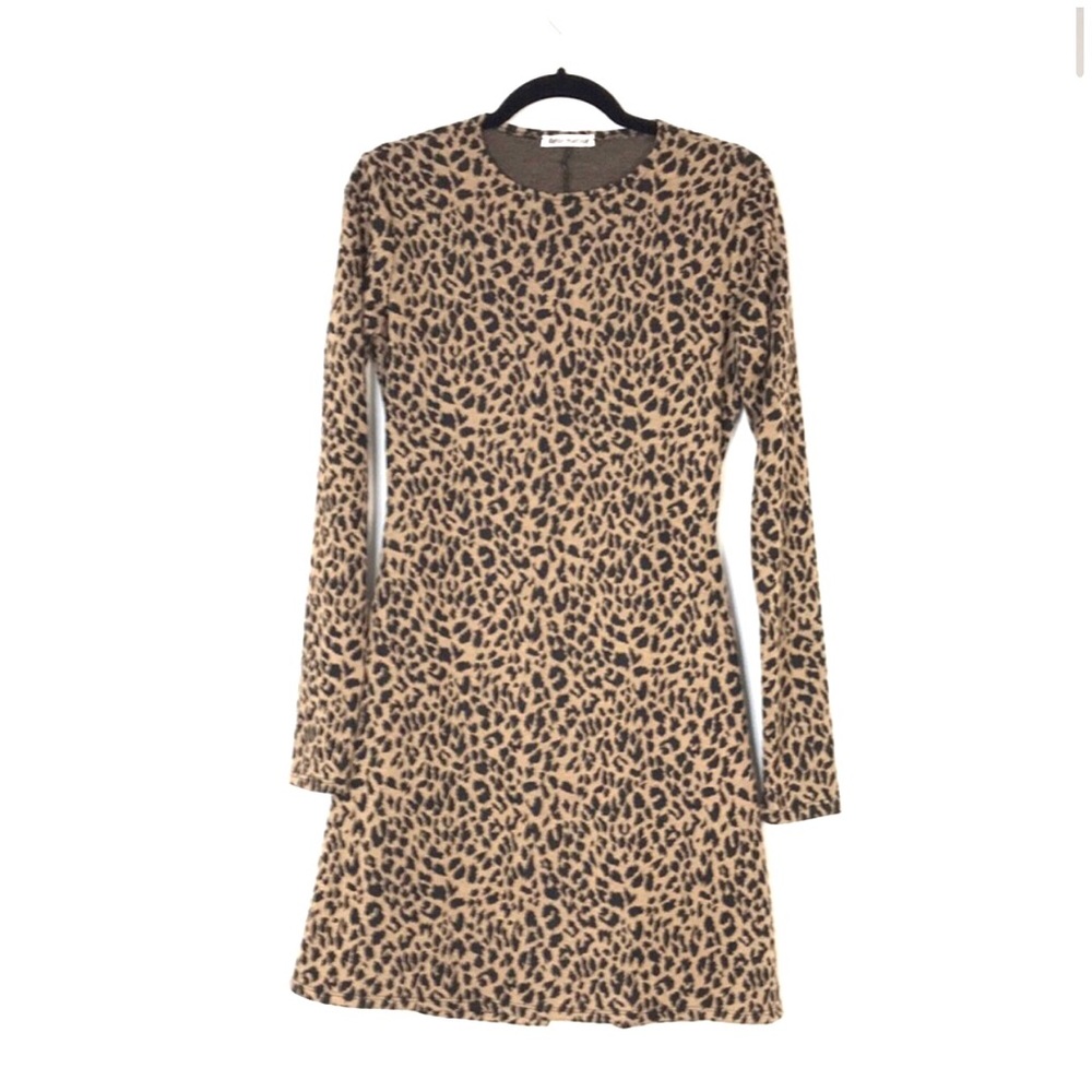 Reformation leopard print  dress size medium